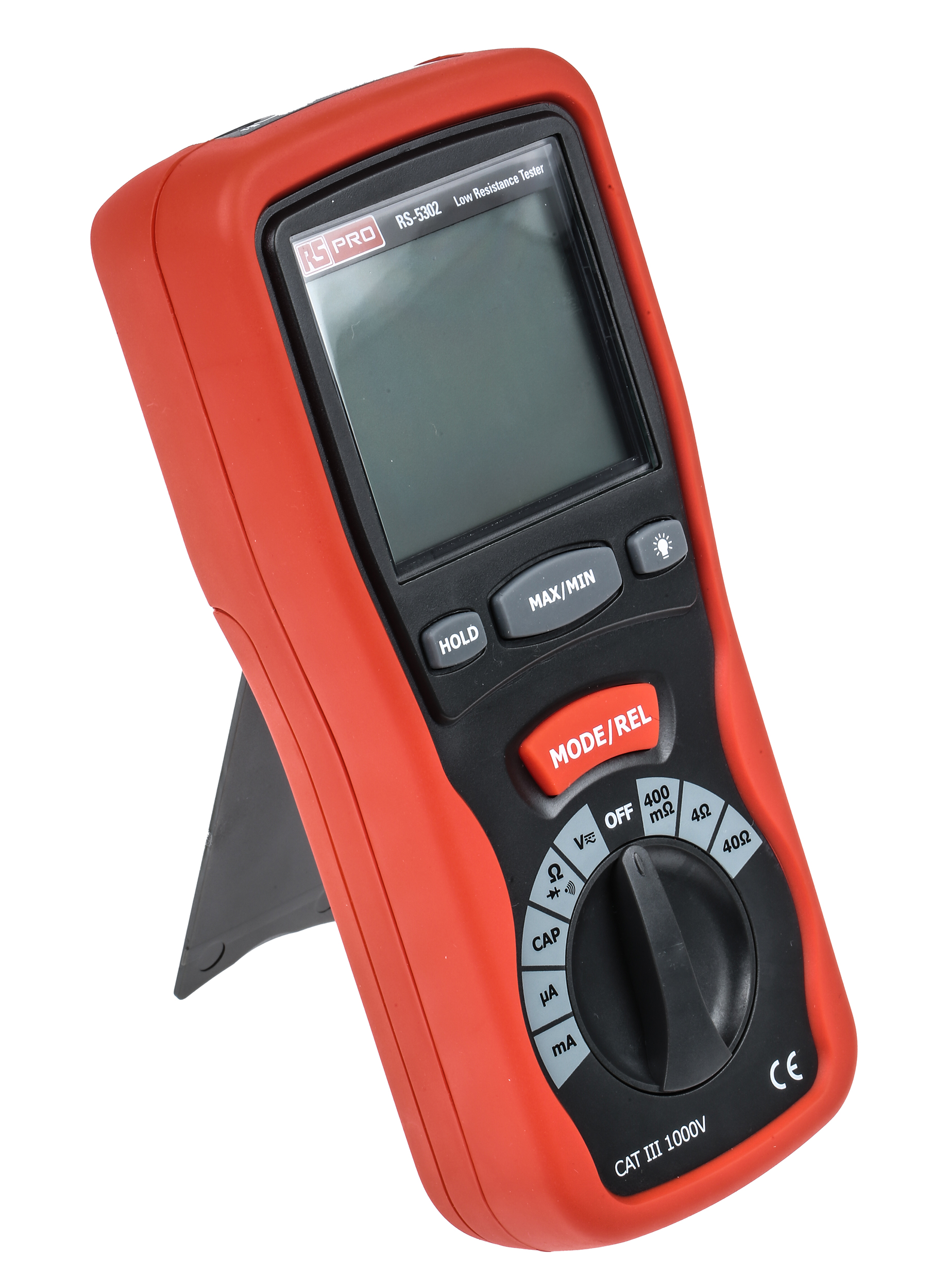 RS PRO DT-5302 Handheld Digital Multimeter, 400mA ac Max, 400mA dc Max, 1000V ac Max - RS Calibrated