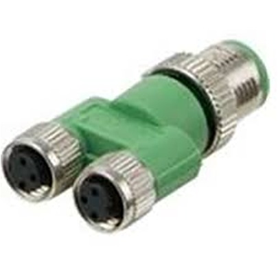 SMC Straight Male 3 way M8 to Straight Female 4 way M8 Connecter