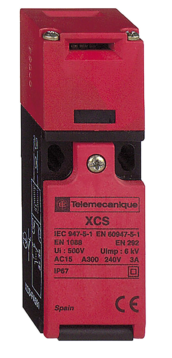 Telemecanique Sensors XCSPA Safety Interlock Switch, 2NO/1NC, Keyed , Glass Fibre Reinforced Nylon