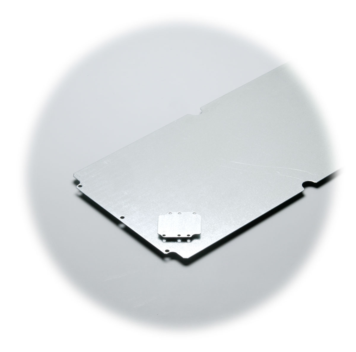 Fibox Aluminium Mounting Plate, 164mm W, 252mm L for Use with ALU