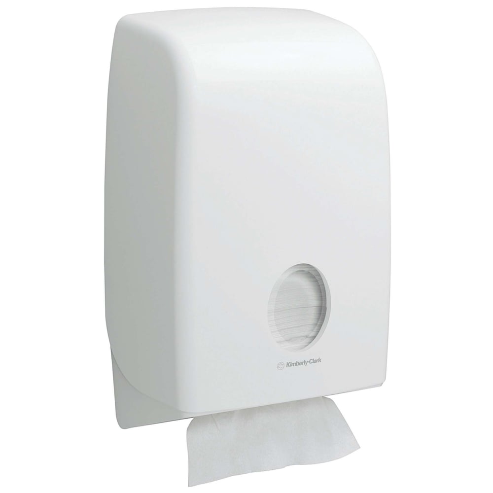 Aquarius Plastic White Wall Mounting Towel Dispenser, 274mm x 418mm x 146mm