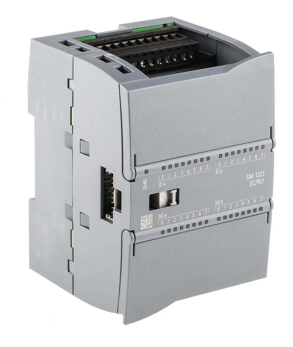 Siemens SM 1223 Series PLC I/O Module for Use with SIMATIC S7-1200 Series, Digital, Digital