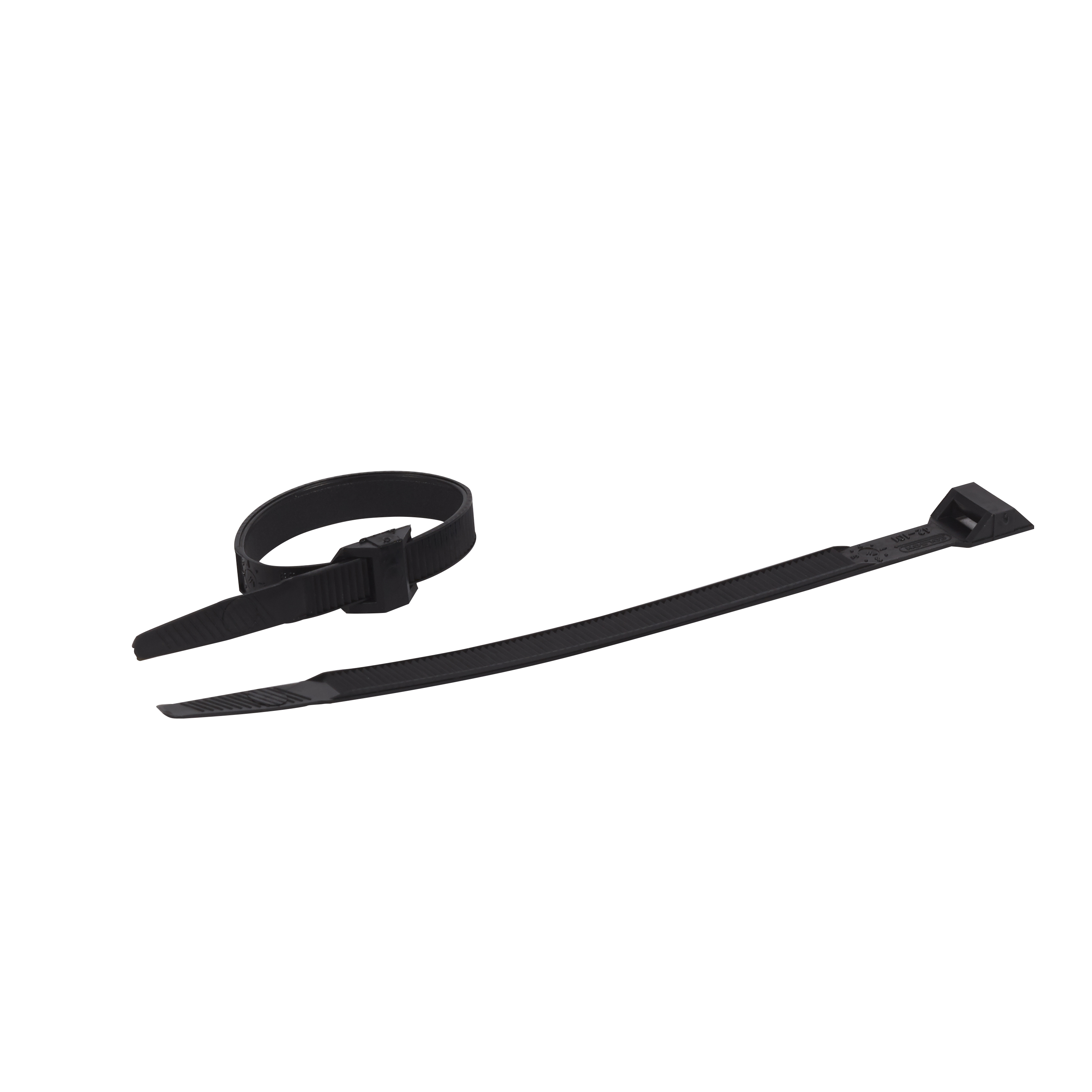 Legrand Cable Ties, Colson, 185mm x 9 mm, Black Plastic, Pk-100