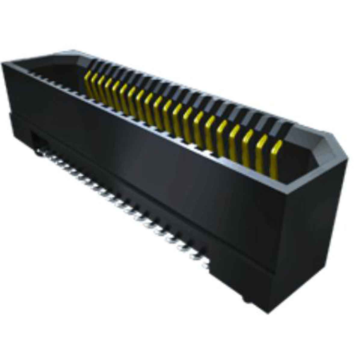 Samtec ERF8 Series Right Angle Surface Mount PCB Socket, 100-Contact, 2-Row, 0.8mm Pitch, Solder Termination