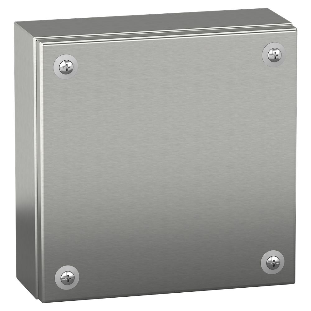 Schneider Electric PanelSeT SBX Series Stainless Steel Wall Box, IP66, 300 mm x 300 mm x 120mm