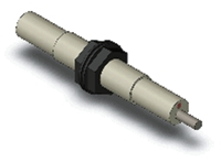 Omron Capacitive Threaded Barrel Proximity Sensor, M12, 4 mm Detection, NPN NC, 10 → 30 V dc
