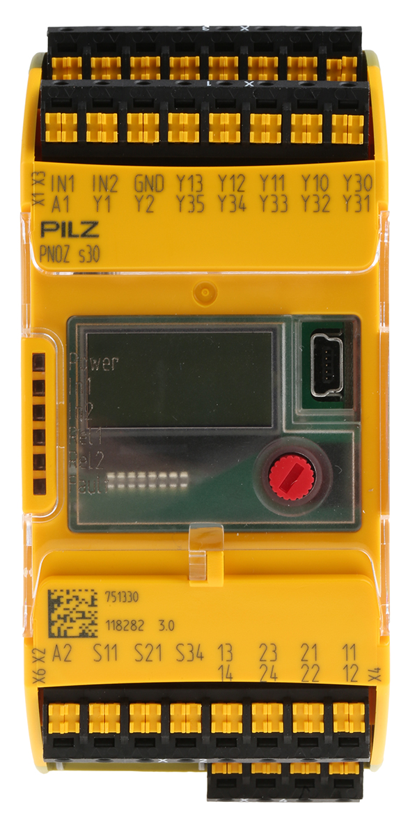 Pilz PNOZsigma PNOZ s30 C 2 Auxiliary Contacts Safety Relay 24 → 240V ac/dc 2 Safety Contacts