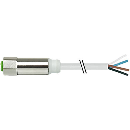 Murrelektronik Limited Female 4 way M12 to Free End Sensor Actuator Cable, 5 m