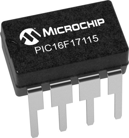 Microchip, 8 bit PIC16, PIC16F Microcontroller, 64 MHz, 14kB EEPROM, FLASH, 8-Pin PDIP