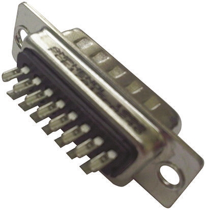 Amphenol Communications Solutions FCE17 15 Way Panel Mount D-sub Connector Plug