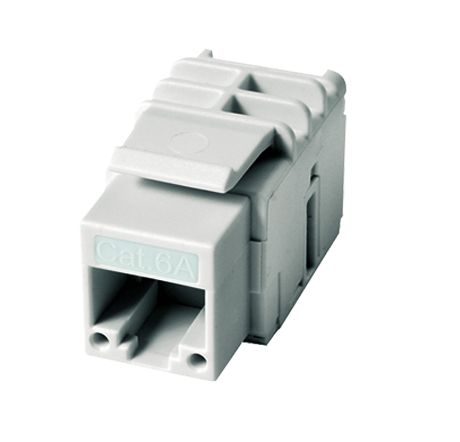 Telegartner UMJ Series Female Ethernet Connector, Keystone Mount, Cat6 1 Port 1 -Way