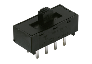 C & K Through Hole Slide Switch On-On-On 4 A Slide