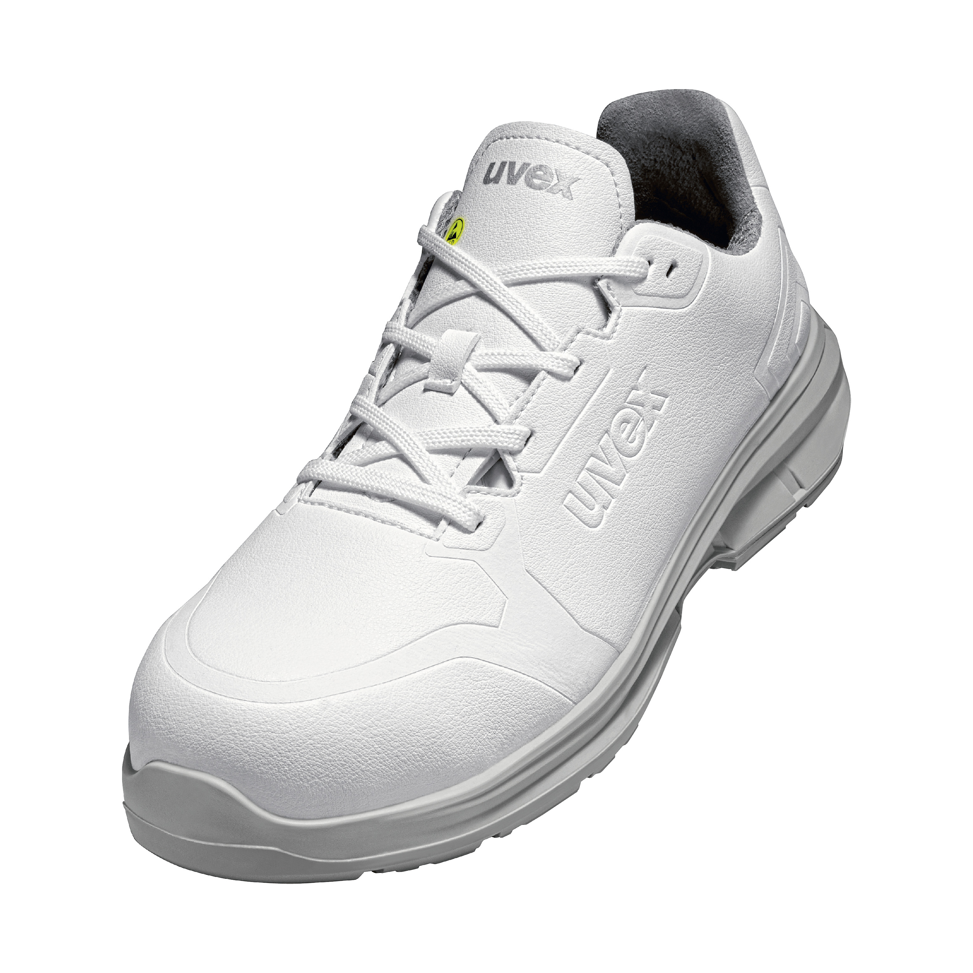 Shoe Safety White Lace Up Uvex 1 Sport H