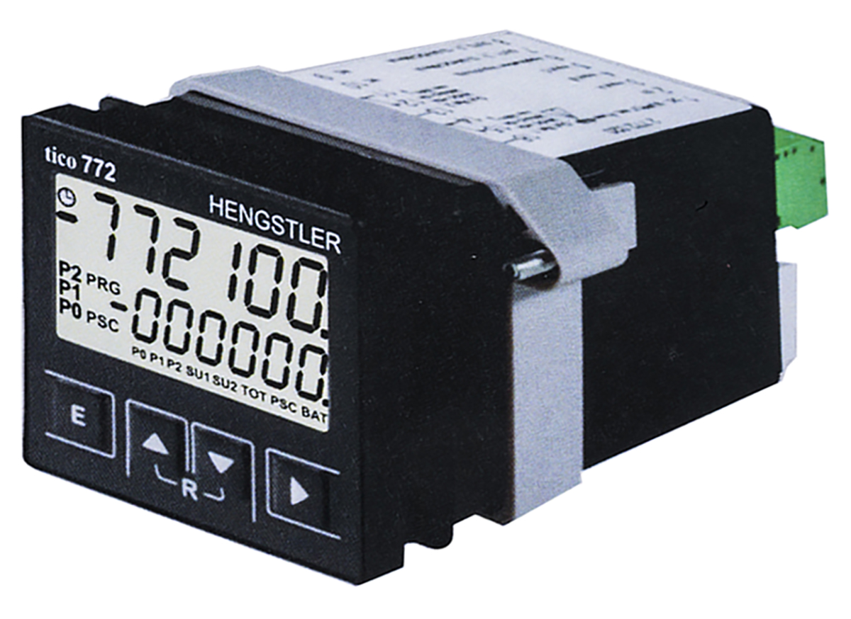Hengstler TICO 772 Counter, 6 Digit LCD, 60kHz, 12 → 30 V dc