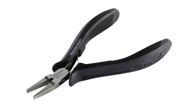 RND RND 550-00267 Pliers, 130 mm Overall, Flat Tip, 22mm Jaw