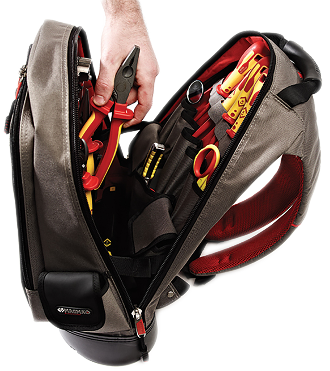 CK Magma 13in  Laptop Backpack, Black, Grey