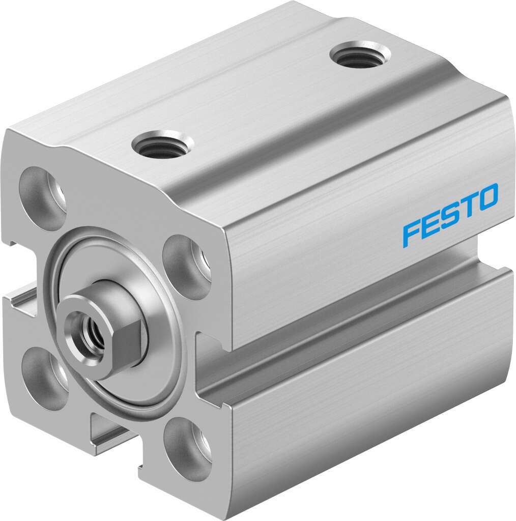 Festo Pneumatic Compact Cylinder - 8076402 16 mm Bore, 15 mm ADN-S-16-15-I-P-A Series, Double Acting Acting
