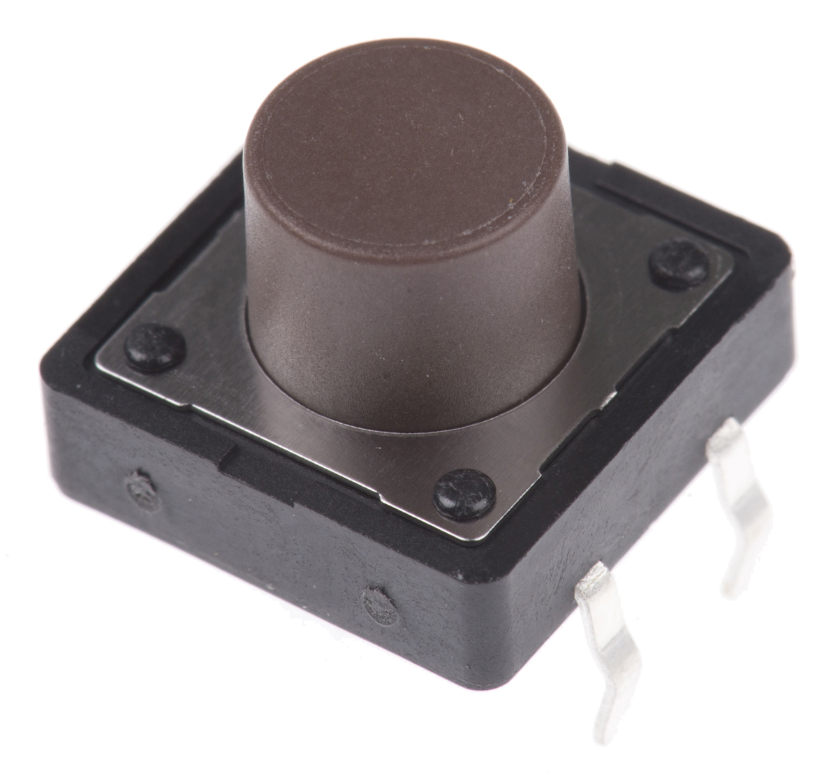 APEM Brown Plunger Tactile Switch, SPST 50 mA @ 12 V dc 4.2mm