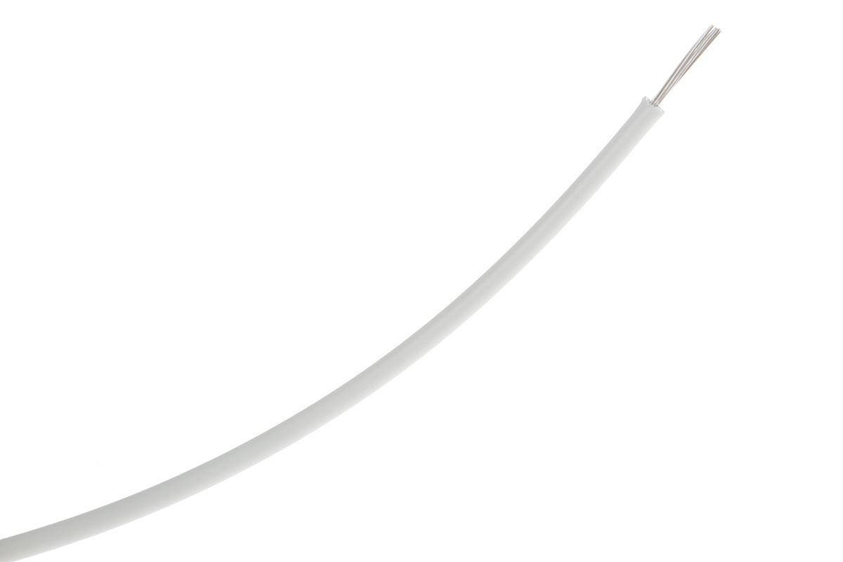 TE Connectivity M81044 Series White 3.31 mm² Hook Up Wire, 12 AWG, 37 / 28 AWG, 100m, Polyalkene Insulation,