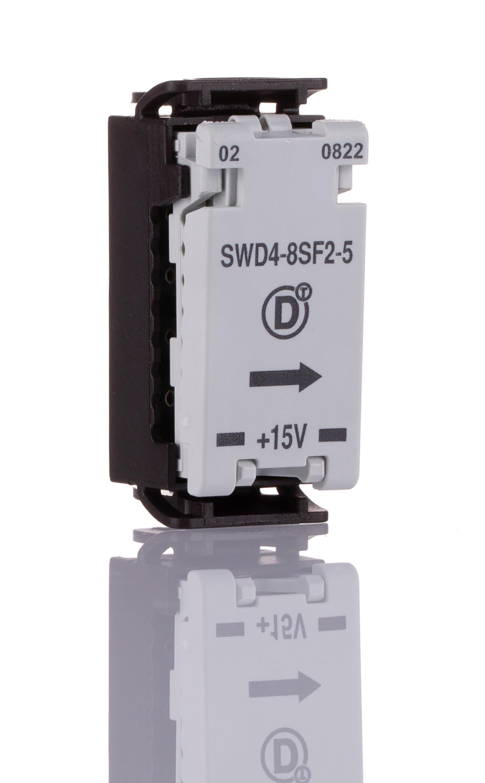 Eaton External peripheral connector 8 poles for Use with SmartWire Darwin Slave to SmartWire-DT Devices