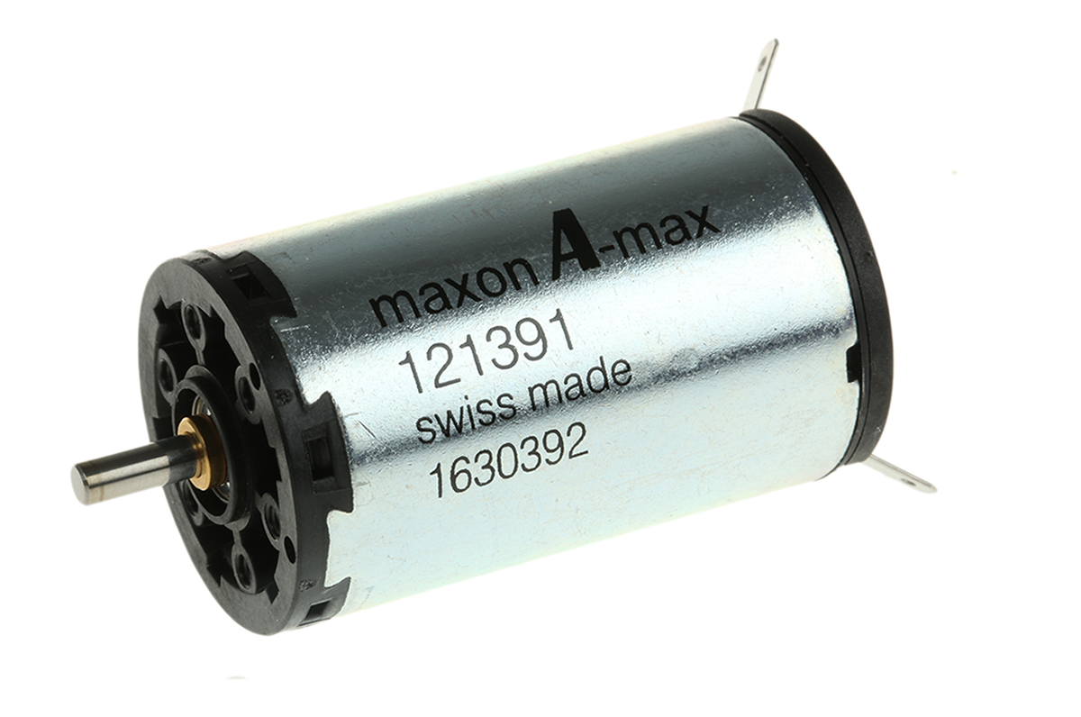 Maxon Brushed DC Motor, 11 W, 12 V, 14.2 mNm, 8010 rpm, 3mm Shaft Diameter