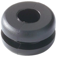 HellermannTyton HV Black PVC 11mm Cable Grommet for Maximum of 8mm Cable Dia. 633-03040 HV1304-PVC-FR-BK