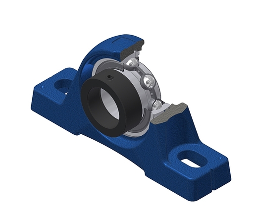 2 Hole Pillow Block Bearing Unit, ESPE208, 40mm ID