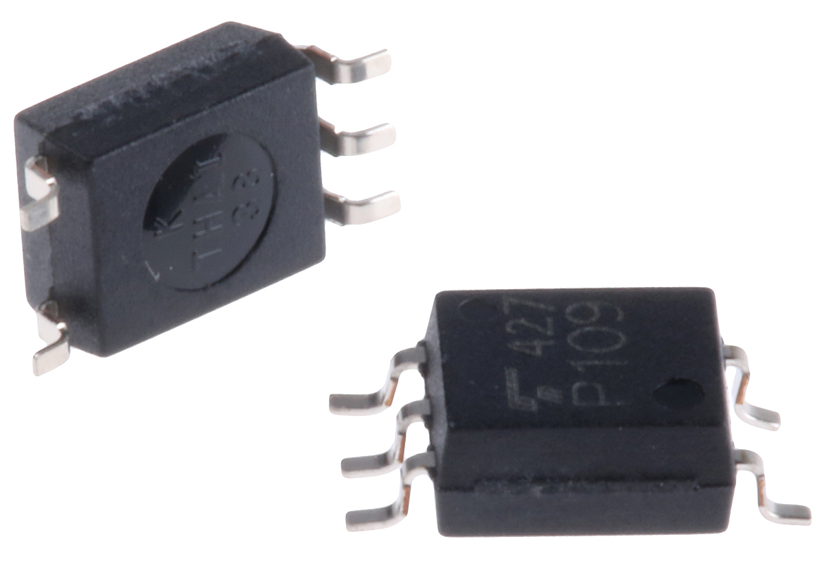 Toshiba, TLP109 Transistor Output Optocoupler, Surface Mount, 5-Pin SOIC