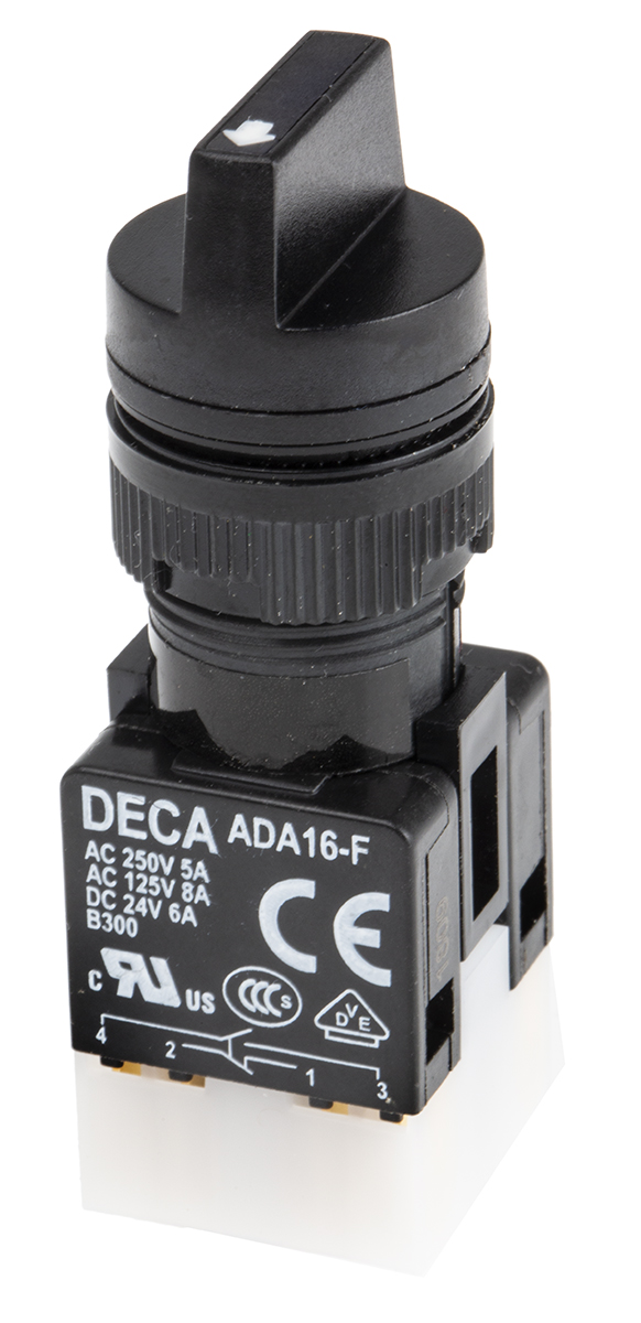 RS PRO Selector Switch - (NC/NO) 3 Positions