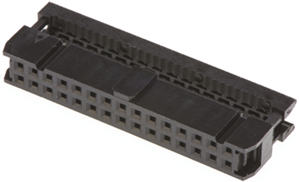 Amphenol Communications Solutions 30-Way IDC Connector Socket for Cable Mount, 2-Row