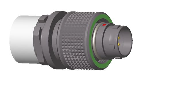 Amphenol NEXUS Technologies Industrial Circular Connector, 9 Contacts, Panel, Plug, Male, IP68, IP69K, C10WDM Series
