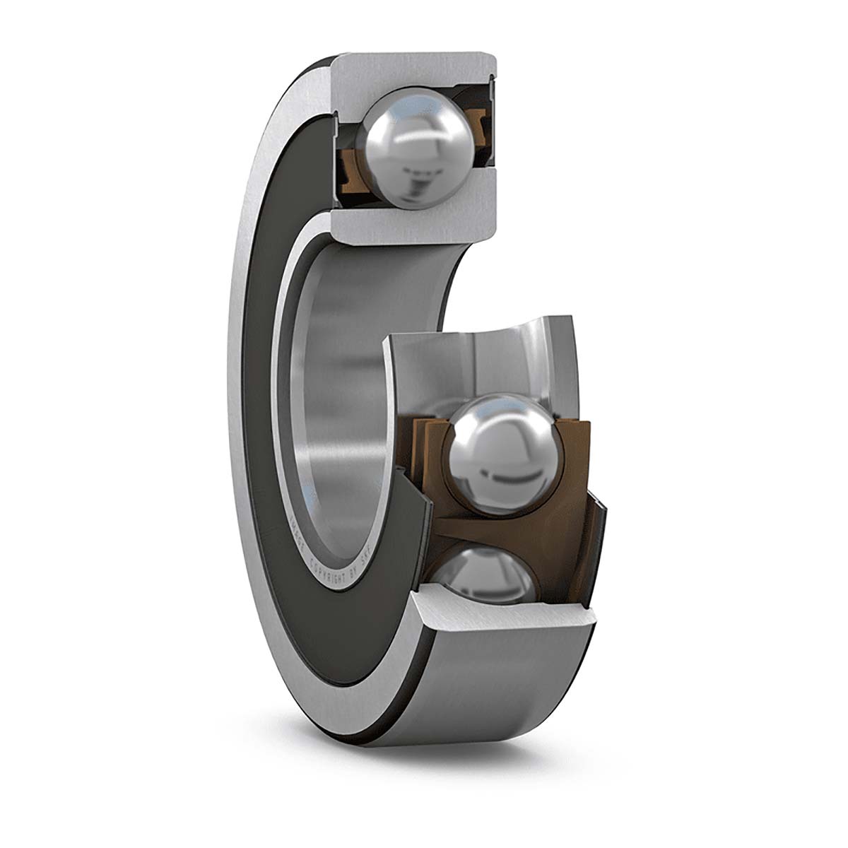SKF 7308 BE-2RZP 1 Row Ball Bearing - 40 mm ID, 90 mm OD 23 mm Race Width