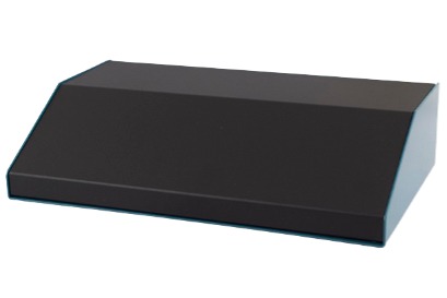 Hammond 1456 Series Blue Aluminium Aluminium Case, IP31, Flanged, Black Lid, 259 x 432 x 102mm