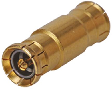 Huber+Suhner Straight 50Ω RF Adapter MBX Plug to MBX Plug 6GHz
