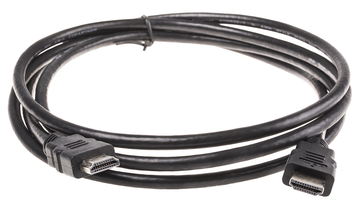 Roline High Speed, 2m Male HDMI Ethernet to Male HDMI Ethernet