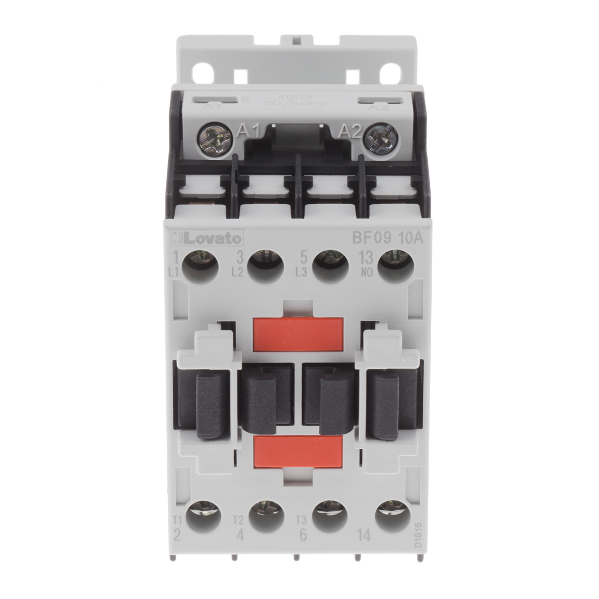 Lovato Orange BF Contactor, 400 V ac Coil, 3-Pole, 9 A, 4.2 kW, 3NO, 440 V ac