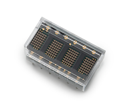 HCMS-2902 Broadcom 4 Digit Dot Matrix LED Display, 5 x 7 Dot Matrix Red 270 μcd 3.7mm