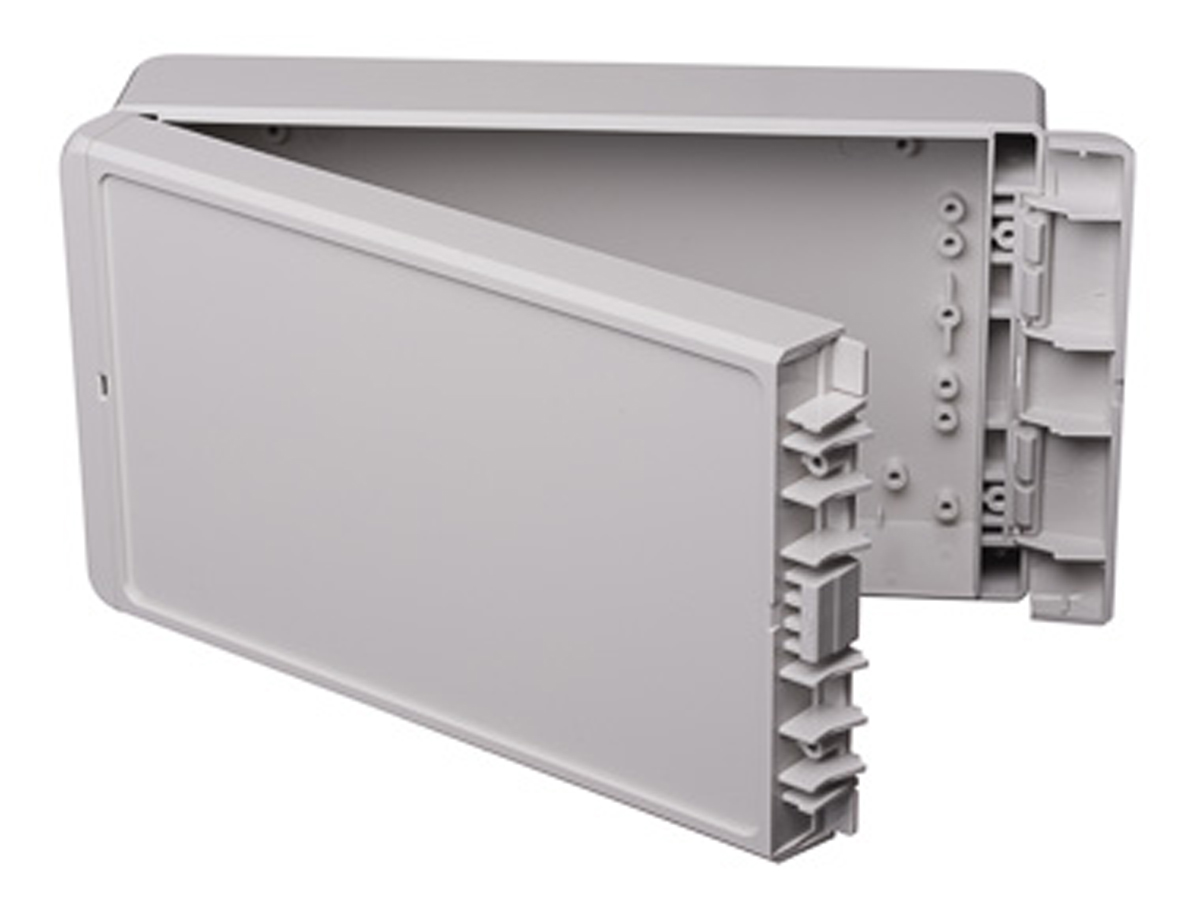 Bopla Bocube Series Light Grey Polycarbonate V0 Enclosure, IP66, IP68, IK07, Light Grey Lid, 231 x 125 x 60mm