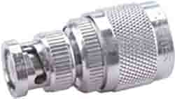 Huber+Suhner Straight RF Adapter BNC Plug to N Plug 4GHz