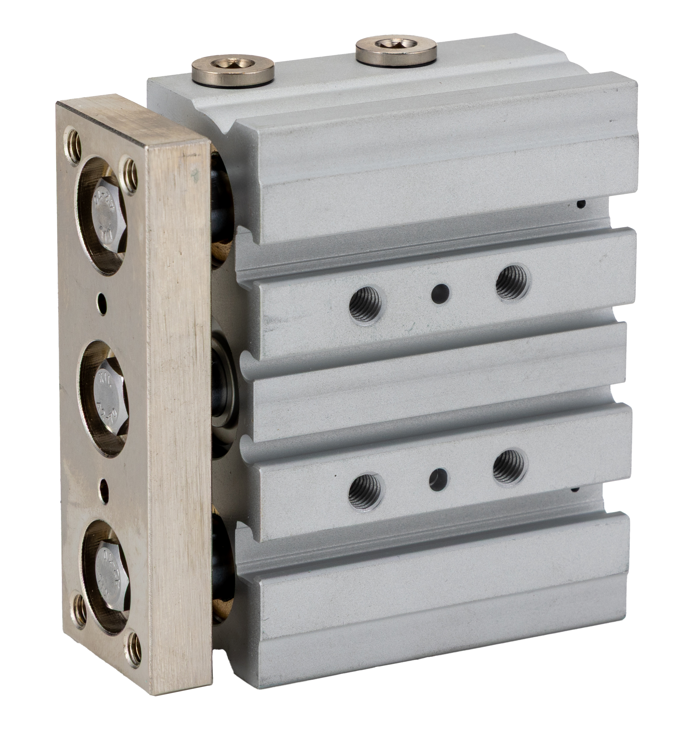 RS PRO Pneumatic Guided Cylinder - 20mm Bore, 25mm Stroke, Double Acting