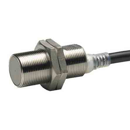 Omron Inductive Threaded Barrel Proximity Sensor, M30, 12 mm Detection, PNP NO, 12 → 24 V dc