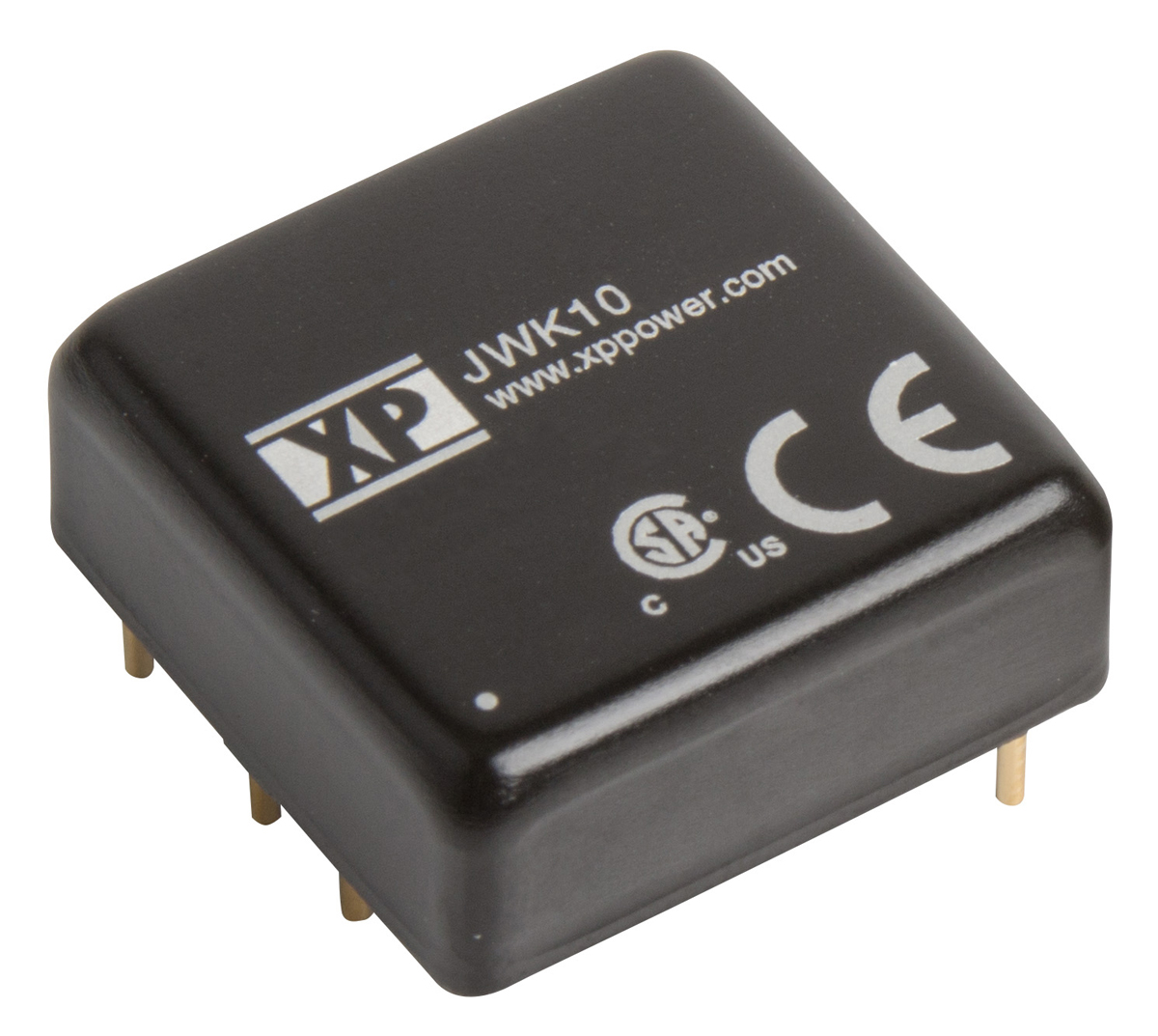 XP Power JWK10 DC-DC Converter, 12V dc/ 830mA Output, 9 → 36 V dc Input, 10W, Through Hole, +100°C Max Temp