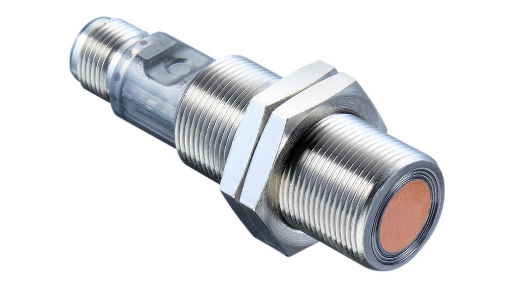 Baumer Ultrasonic Threaded Barrel Proximity Sensor, 70 mm Detection, 12 → 30 V dc