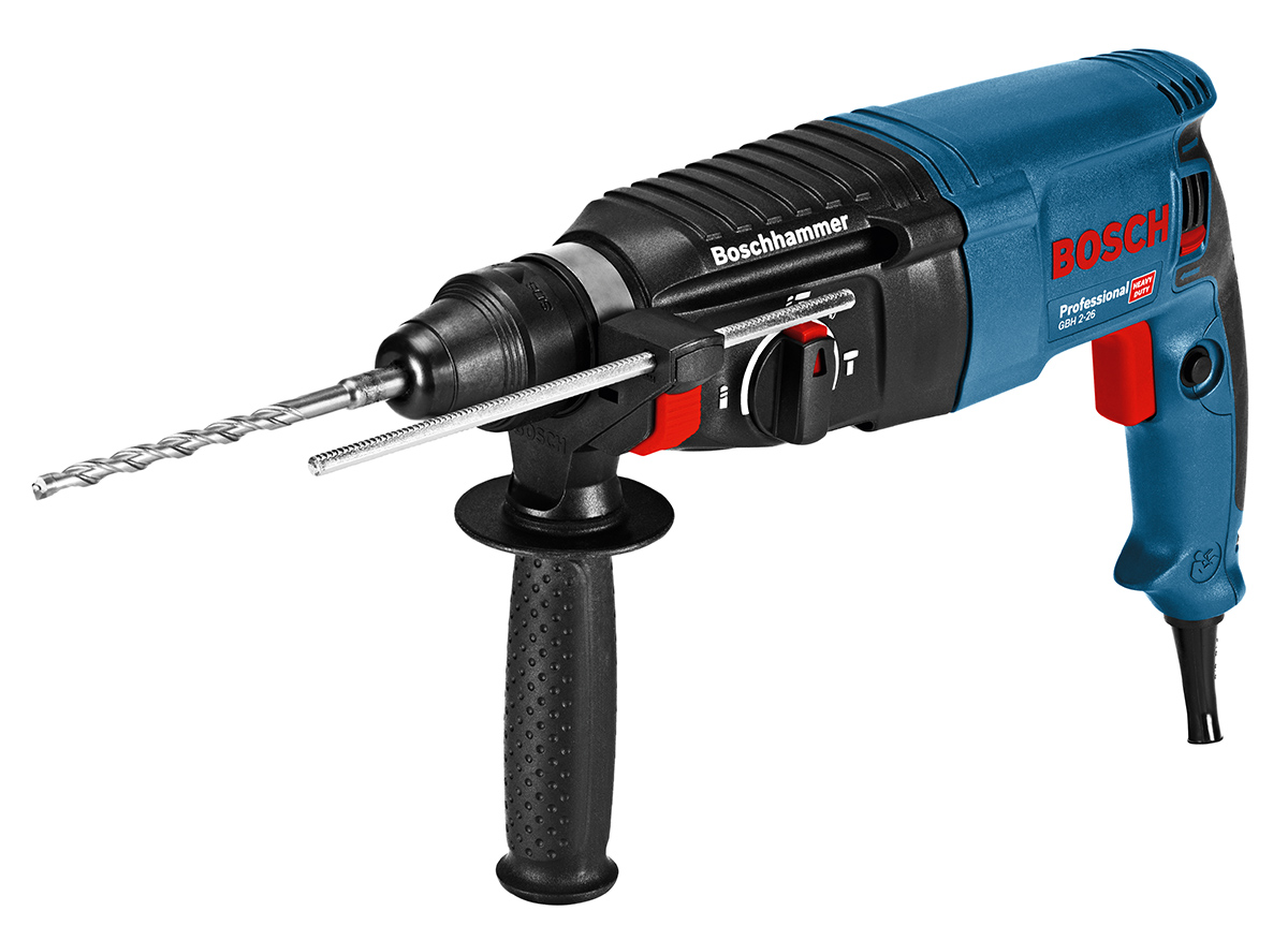 Bosch GBH SDS Plus 230V Corded SDS Drill, Type F - Schuko plug