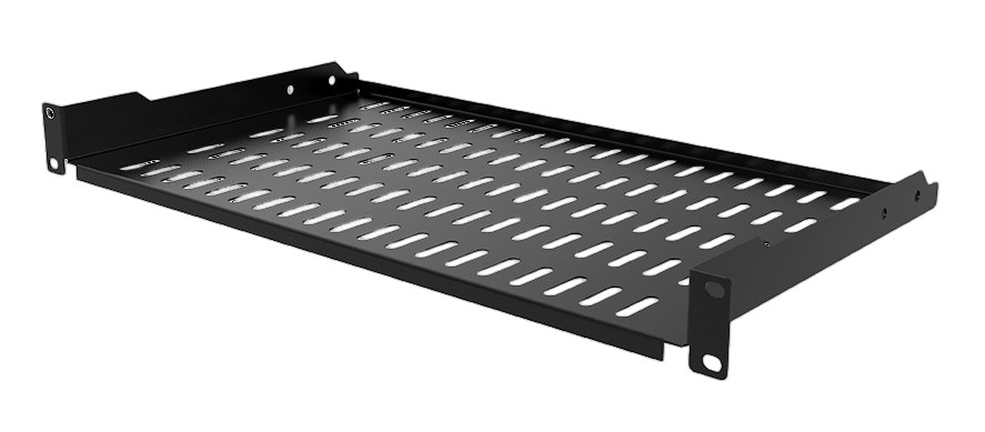 CAE Multimedia Connect 49PM1U Series Black Shelf, 1U, 15kg Load, 482mm x 250mm