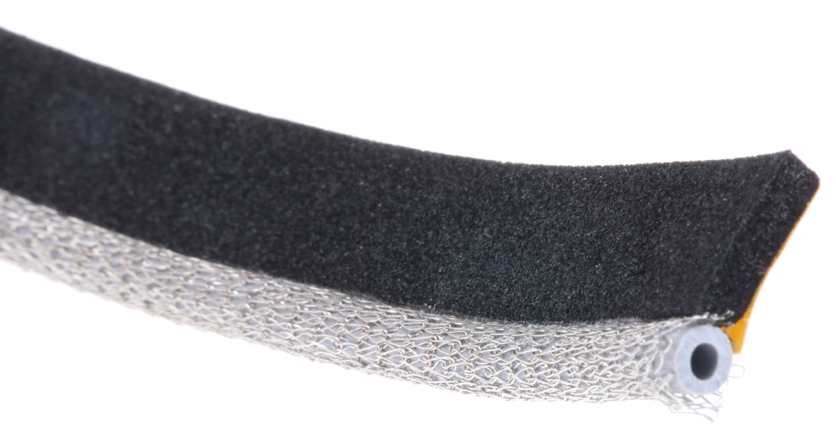 WMC-2-2-(ECM-5-2-4003)-AC, Shielding Strip of Neoprene With Self-Adhesive 5m x 14mm x 4mm