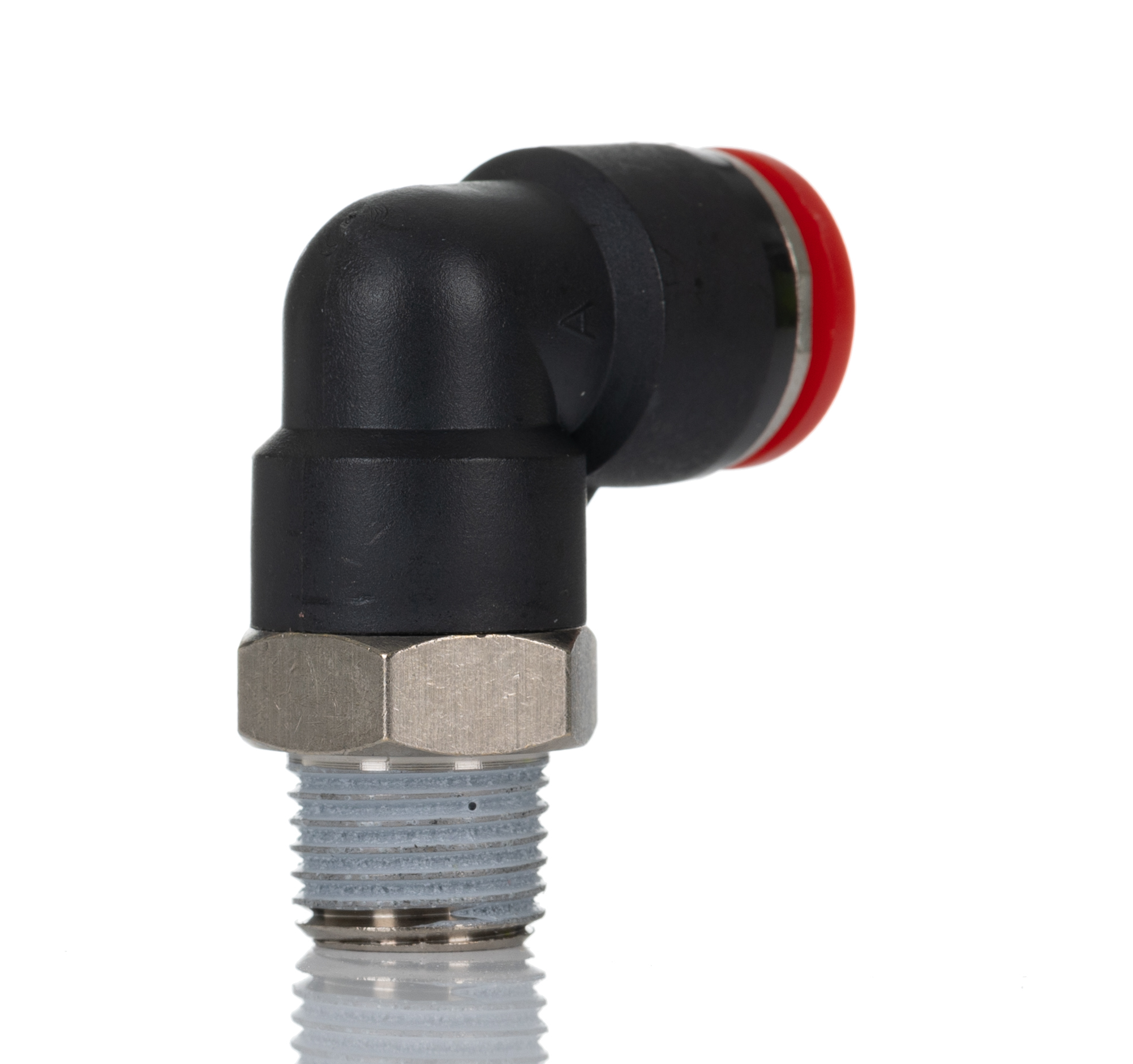 Norgren Pneufit C Series Swivel Elbow, R 1/4 to Push In 10 mm, Threaded-to-Tube Connection Style