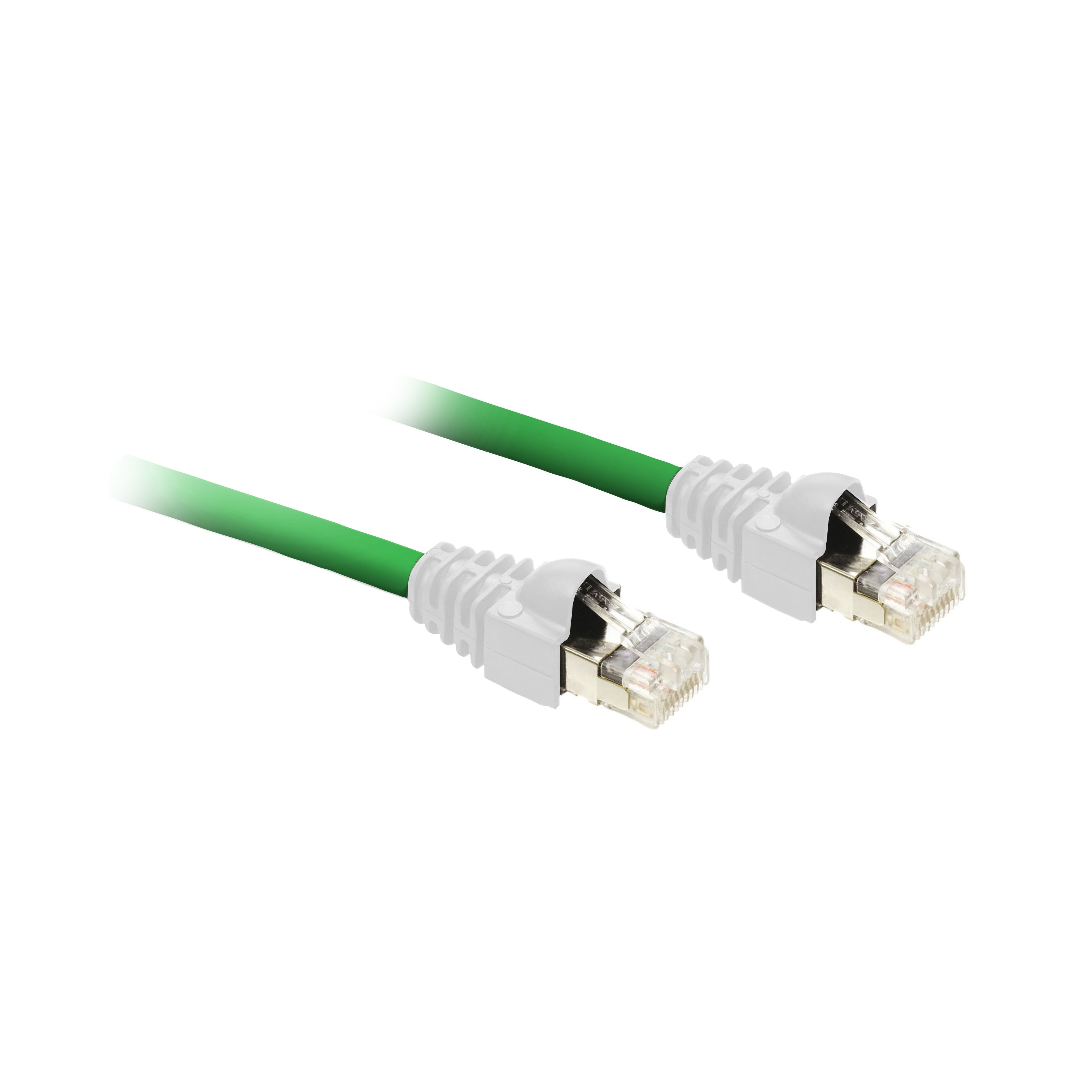 Schneider ElectricConneXium - Ethernet, 12m, Green RJ45 to Female RJ45 Female, Shielded Twisted Pair (STP) Shielded,