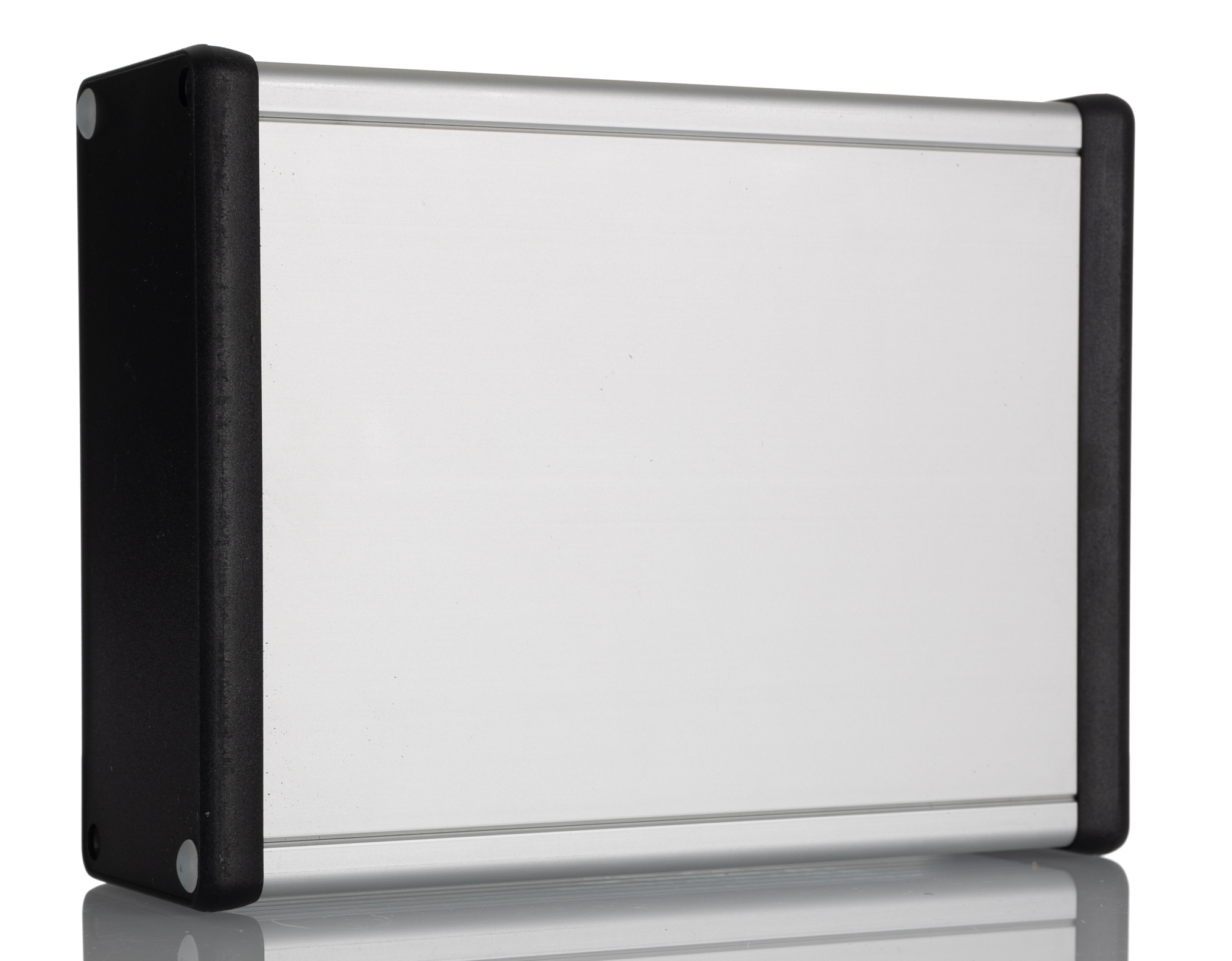 Hammond 1455 Series Clear Anodised Extruded Aluminium Enclosure, IP54, 160 x 125 x 52mm