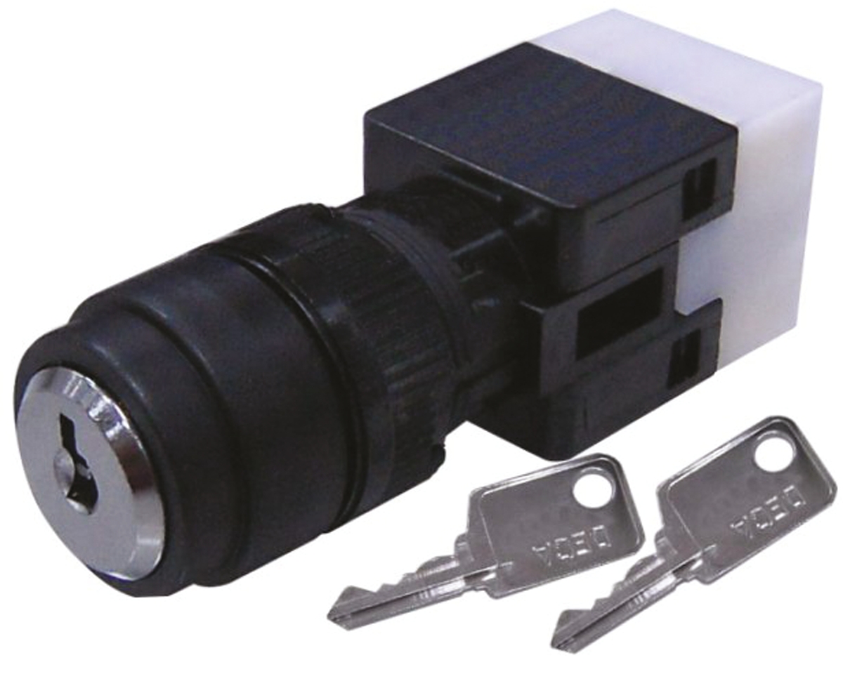 RS PRO IP65 Key Switch, DPDT 3-Way